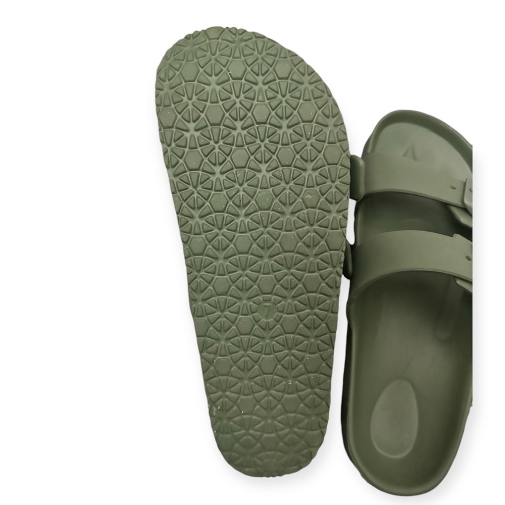 Women’s Neida EVA Two Banded Slide in Olive. Size 7. - Picture 2 of 6